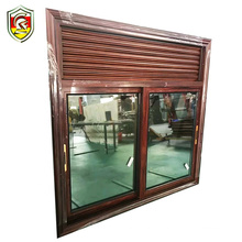 6mm single tempered glass aluminium window louver louver frame